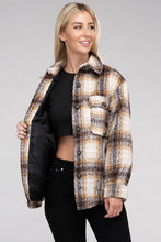 Load image into Gallery viewer, Ambiance Apparel Cozy Plaid Flannel Shacket