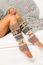 Load image into Gallery viewer, Nordic Snowflake Leg Warmers