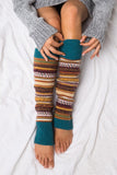 Short Fairisle Legwarmer