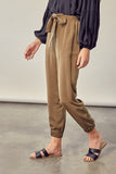 Mustard Seed SATIN PANTS WITH BELT