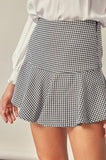 Mustard Seed CHECKERED A-LINE SKORT