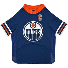 Load image into Gallery viewer, Pets First NHLPA Connor McDavid Mesh Dog Jersey, SIZE XL, 20B-170PET001