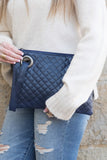 Aili's Corner Quilted Wristlet Clutch