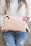 Aili's Corner Quilted Wristlet Clutch