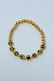 Cool Mom Gold Bead Bracelet