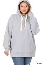 Load image into Gallery viewer, ZENANA PLUS OVERSIZED HOODIE LONGLINE SWEATSHIRT