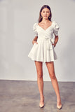 Do + Be Collection WRAP FRONT SIDE TIE ROMPER