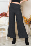 Orange Farm Clothing Rib Brush Wide Leg Pants with Pockets