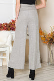 Orange Farm Clothing Rib Brush Wide Leg Pants with Pockets