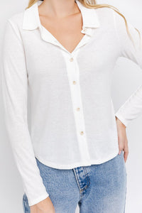 Gilli L/S Button Down Top