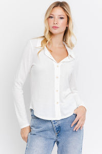 Gilli L/S Button Down Top