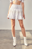 Do + Be Collection LACE TRIM DETAIL SKIRT