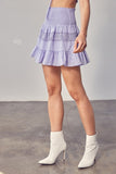 Do + Be Collection LACE TRIM DETAIL SKIRT