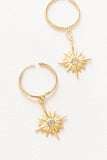 Lovoda Northern Star Hoop Earrings