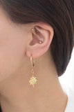 Lovoda Northern Star Hoop Earrings