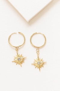 Lovoda Northern Star Hoop Earrings