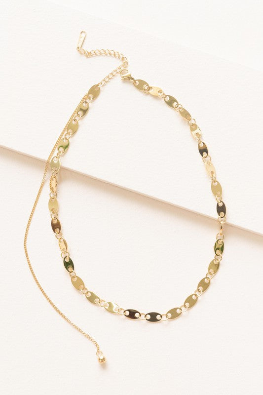 Lovoda Oval Chain Necklace