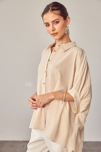Mustard Seed STRIPED BUTTON UP SHIRT