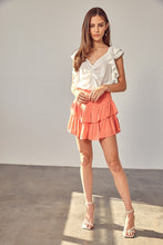 Load image into Gallery viewer, Mustard Seed RUFFLE MINI SKIRT WITH SHORTS