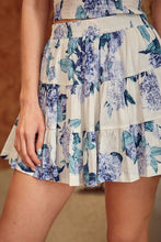 Load image into Gallery viewer, Mustard Seed FLOWER PRINTED TIERED SKORT