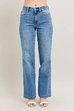 Load image into Gallery viewer, High Waist Straight Jeans Front