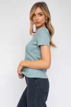 Load image into Gallery viewer, Gilli SHORT SLEEVE ASYMMETRICAL TOP