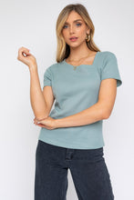 Load image into Gallery viewer, Gilli SHORT SLEEVE ASYMMETRICAL TOP