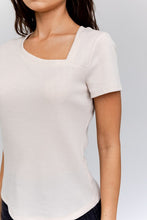 Load image into Gallery viewer, Gilli SHORT SLEEVE ASYMMETRICAL TOP