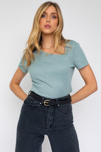 Load image into Gallery viewer, Gilli SHORT SLEEVE ASYMMETRICAL TOP