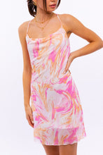 Load image into Gallery viewer, LE LIS COWL NECK CAMI MINI DRESS