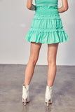 Do + Be Collection TIERED RUFFLE SKIRT