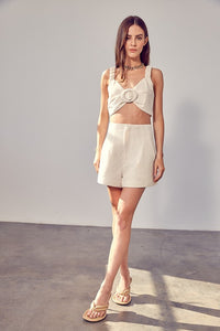 Do + Be Collection FRONT PLEATS SHORTS