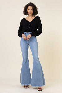 Vibrant M.i.U High Waisted Flare Jeans