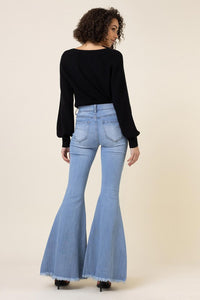 Vibrant M.i.U High Waisted Flare Jeans