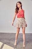 Do + Be Collection FLOWER MULTI SKORT