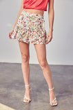 Do + Be Collection FLOWER MULTI SKORT