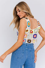 Load image into Gallery viewer, Sleeveless Multi Crochet Top