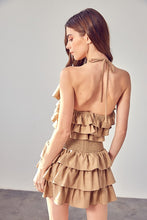 Load image into Gallery viewer, Do + Be Collection SMOCKED WAIST RUFFLE ROMPER