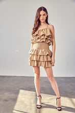 Load image into Gallery viewer, Do + Be Collection SMOCKED WAIST RUFFLE ROMPER