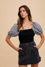 Load image into Gallery viewer, Annie Wear Cargo Denim Mini Skirt