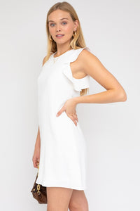 Gilli ONE RUFFLE SLEEVE DRESS