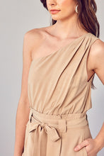 Load image into Gallery viewer, Do + Be Collection ONE SHOULDER SELF TIE ROMPER