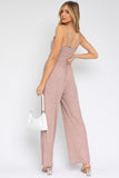 Gilli SLEEVELESS SCOOP NECK WIDE LEG JUMPSUIT