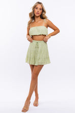 Load image into Gallery viewer, LE LIS TIERED MINI SKIRT