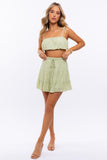 LE LIS TIERED MINI SKIRT