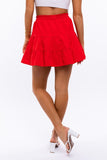 LE LIS SMOCKING WAIST FLARE SKIRT