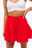 LE LIS SMOCKING WAIST FLARE SKIRT