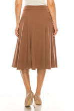 Load image into Gallery viewer, Moa Collection Plus size, paneled, A-line midi skirt