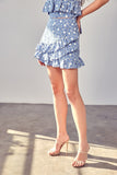 Do + Be Collection EYELET RUFFLE SKIRT