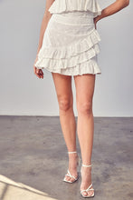 Load image into Gallery viewer, EYELET RUFFLE SKIRT